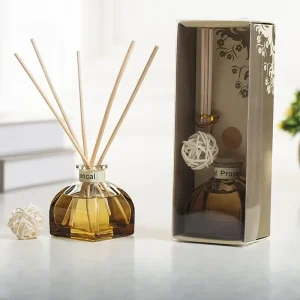 Essential Oil Reed Diffuser Aromatherapy Fragrance Reed Diffuser with Rattan Sticks & Rattan Ball Long Lasting Home Fragrance