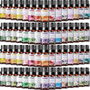 Essential Oils Set 10ml Fragrance Oil Aromatherapy Kit for Diffuser Humidifier Aromatherapy Oils for Candle Bath Making Perfume