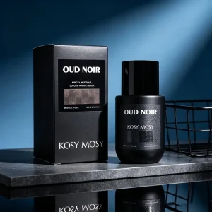 Export Fragrance Factory Oud Noir Midnight Mysterious Refined Blue Background Aquatic 50ml Men Perfume Mist Long