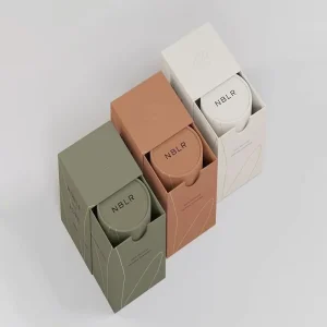 Exquisite Aromatherapy Gift Set Push pull Design Grey Cardboard Recycled Materials Lightweight Custom Drawer Paper