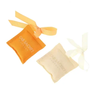 Fabric Cloth Scent Diffuser Air Freshener Custom Logo Home Hanging Sachet Car Clip EVA Beads Aroma Bags