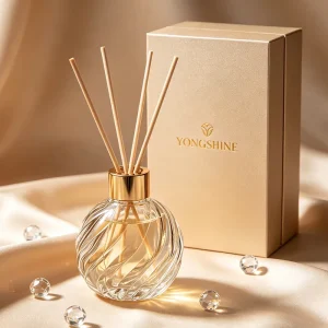 Factory 100ml Luxury Round Diffuser Bottle Custom Color & Logo for USA UK High end Fragrance Brands
