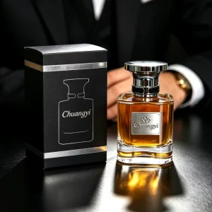 Factory Can Customize Round Transparent Clear Glass Perfume Bottles with Lids in 30 50 100 ml Sizes with Metal Caps