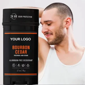 Factory Custom Manufacturer Body Deodorant Bourbon Patchouli Armpit Odour Removal Lasting Fragrance Men Roll-On Antiperspirant Deodorant Stick