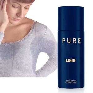 Factory Direct 80ml Women’s Deep Black Fresh Acti Antiperspirant Body Spray Private Label Perfume Deodorant