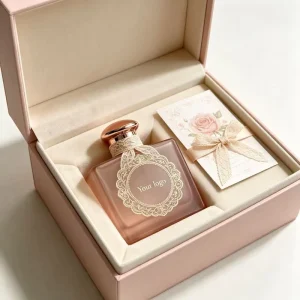 Factory Direct Ladies Perfume Persistent Sweet Floral Scent Pink Frosted Square Bottle Elegant Lace Decoration Scented Mist Bulk