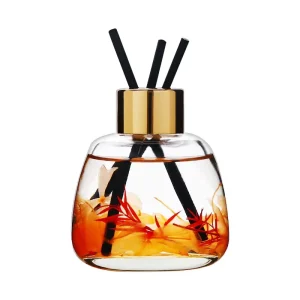 Factory Direct Sales 100ml Reed Diffuser Bottle Aromatherapy Glass Bottle with Lids