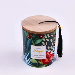 Factory Direct Supply Scented Aromatherapy Candle Gift DIY Handmade Glass Jar Smokeless Fragrance Light Luxury with Cup