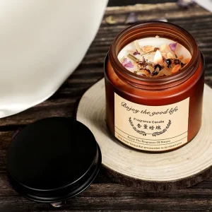 Factory Directly Glass Jar Scented Soy Wax Candle Luxury Scented Candles
