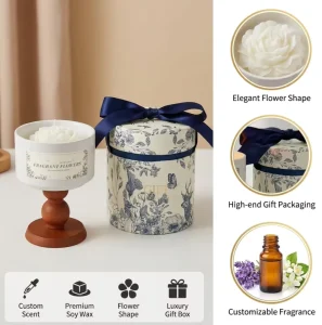 Factory Luxury Soy Wax Scented Candles Cup Shaped High Quality Essential Oil for Gifting Home & Hotel Decoration