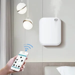 Factory Powered Smart App Controlled Waterless Aroma Diffuser Machine for Home and Hotel
