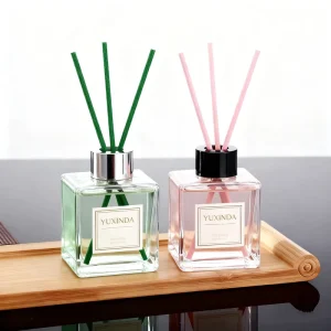 Factory Stock 100ml 150ml 200ml Square Empty Glass Aroma Reed Diffuser Bottle