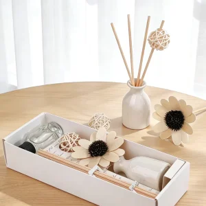 Factory Sunflower Ceramic Flameless Floral Reed Diffuser