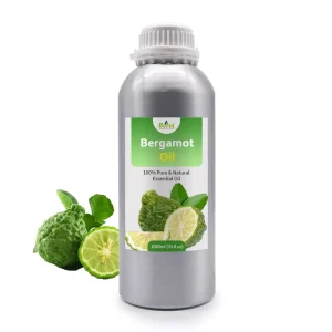 Factory Supplier Raw Materials Natural Bergamot Oil Essential Oil for Aromatherapy Skincare sauna soap candle