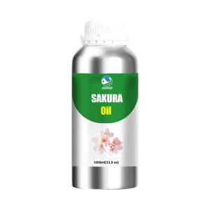 Factory Supply 1 kg Organic 100% Pure Sakura Oil Fragrance Oil for Perfume Candle and Soap Making
