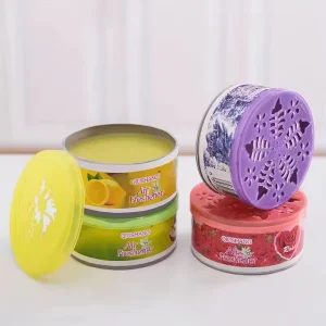 Factory Supply Custom Efficient Odor Eliminating Gel Car Perfume Solid Gel Car Air Freshener