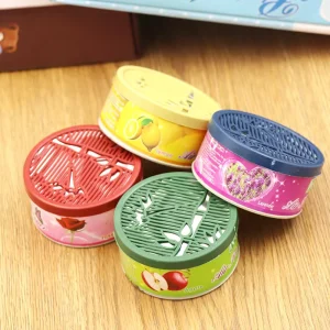 Factory Supply Custom Solid Gel Car Air Freshener Efficient Odor Eliminating Car Perfume Gel Powerful Odor Eliminator