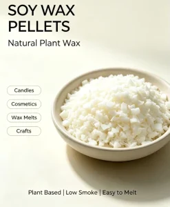 Fast Even Melting Easy to Stir Soybean Wax Particles