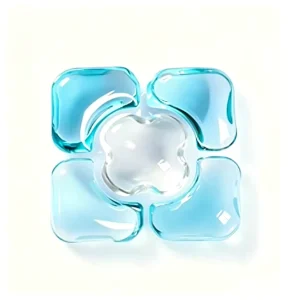 Five chamber Eco friendly Disposable Fragrance Laundry Pods (Gel) for Apparel