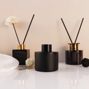 Flameless Aromatherapy Glass Reed Diffuser Bottle Home Fragrance