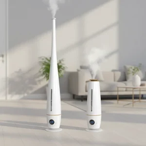 Floor Standing Pure Steam Smart Ultrasonic Humidifier Aroma Diffuser 5L Capacity Operation for Hotel Household Use