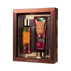 Flower Christmas Women Gift Set Body Mist Perfume and Body Lotion Set Private Label
