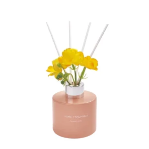 Flower Reed Diffuser Set with Ceramic & Fiber Materials 150ml Phthalate Free Alcohol Free