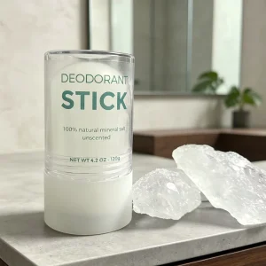Food Grade Natural Potassium Alum Block Deodorant Stick Safe Mineral Anti Sweat Stone Underarm Deodorizer for Daily Use OEM