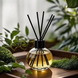 For Hotel Bathroom Amenity Use with Fresh Clean Scent Disposable Reed Diffuser Reed Diffuser Bottle Luxury