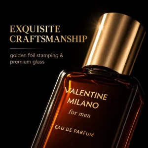 Four-Flavor Men’s Woody Perfume Gift Set Long Lasting Luxurious for Office Sport & Dating Occasions