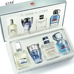 Four Piece Gift Box Perfume Set Fresh and Durable Fragrance Cross border Men and Women Perfume Gift Box