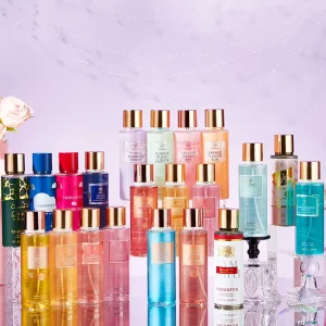Fragancia Vanilla Perfume Women Shimmer Body Spray 250ml Designer Parfum Fragrance Long Lasting Body Mist Perfume