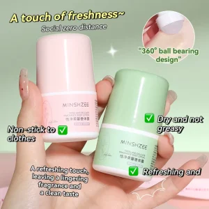 Fragrance Dew Beads Underarm Deodorant Refreshing Ball Antiperspirant Vegan Dew Body for Women and Men