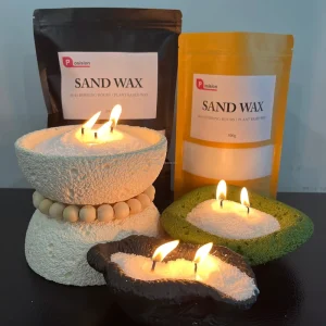 Fragrance Floating Pearl Candle Sand Bead Granule Color Powder Palm Wax Wedding Aromatic White Pearl Sand Candle Wax