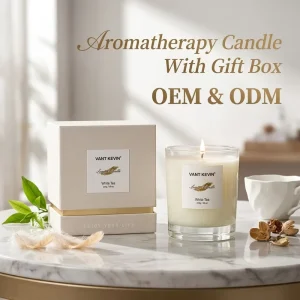Fragrance Gardenia Scented Candle Luxury Home Scent Aromatherapy Candle for Home Decor and Wedding Gift Set