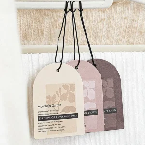 Fragrance Home Perfume Card Essential Oil Scent Wardrobe-Specific Fragrance Leaf Pattern Closet Sachets Fragrance Car Freshener
