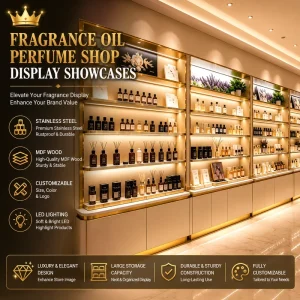 Fragrance Oil Perfume Shop Display Showcases Makeup Display Showcase Luxury Perfume