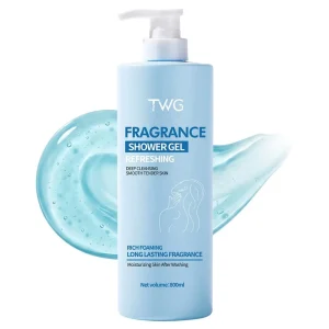Fragrance Refreshing Shower Gel 800ml Deep Cleansing Moisturizing Body Wash Long Lasting Fragrance Whitening Body Wash