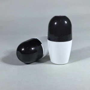 Free Samples 50ml(max 73ml) Black PP Style Antiperspirant Empty Plastic Packaging Deodorant Stick Container Roll on Ball