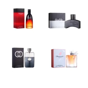 French Fragrance Square Glass Small Bottles 25ml Spray Eau De Parfum with Floral & Woody Scent Private Label Perfume