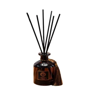 Fresh Air 120ml Custom Fragrance Reed Diffuser with Sticks Luxury Glass Bottle for Home Office Hotel Use Customized Color