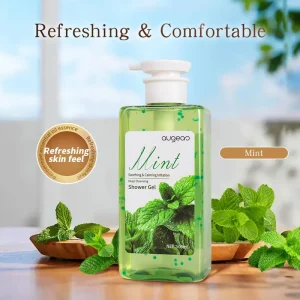 Gentle Care Moisturize Good Scent Cooling Sensation Long Lasting Freshness Summer Mint Shower Gel