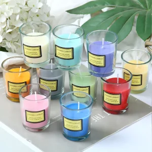 Gift Box Scented Candles Smokeless and Odor-eliminating Indoor Glass Candles Romantic Scented Candles