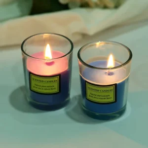 Gift Box Set Scented Candle Smokeless Odor Eliminating Indoor Aromatherapy Candle Glass Jar Romantic Fragrance