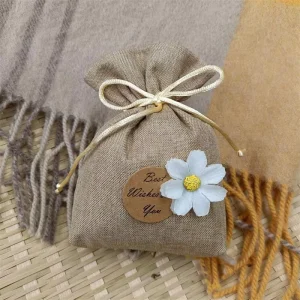 Gift Custom Scented Sachet Air Fresheners Car Freshener Traditional Perfume Sachet With Linen Bag Pouches