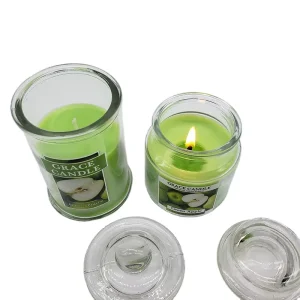 Gift Set Handmade Modern Glass Shell Votive Candle Soy Wax Environment Friendly Long lasting Floral Plant Scent Diwali Yoga