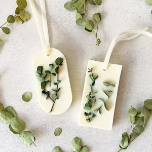 Gift Wedding Craft Customized Dried Flower Car Fragrance Scented Handmade Wax Melt Tablet