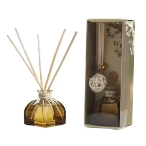 Glass Bottle Reed Diffuser with Custom Fragrance, No-Fire Design, and 50ml Capacity for Home, Office, Car, and Hotel