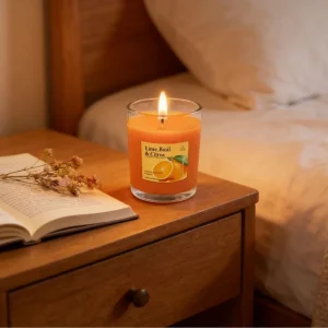 Glass Cup Soy Wax Scented Candles Smoke free Aromatherapy Bedroomperfect Atmosphere Gift Birthday