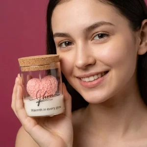 Glass Cups Peony Flowers Soy Wax Scented Candles Suitable As Fragrance Gifts for Girlfriends